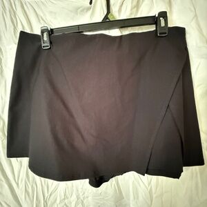 Black Arula Mini Skort XL